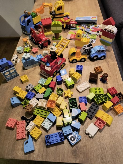 LEGO duplo duży zestaw około 160elementow prezent na święta Mikołaja