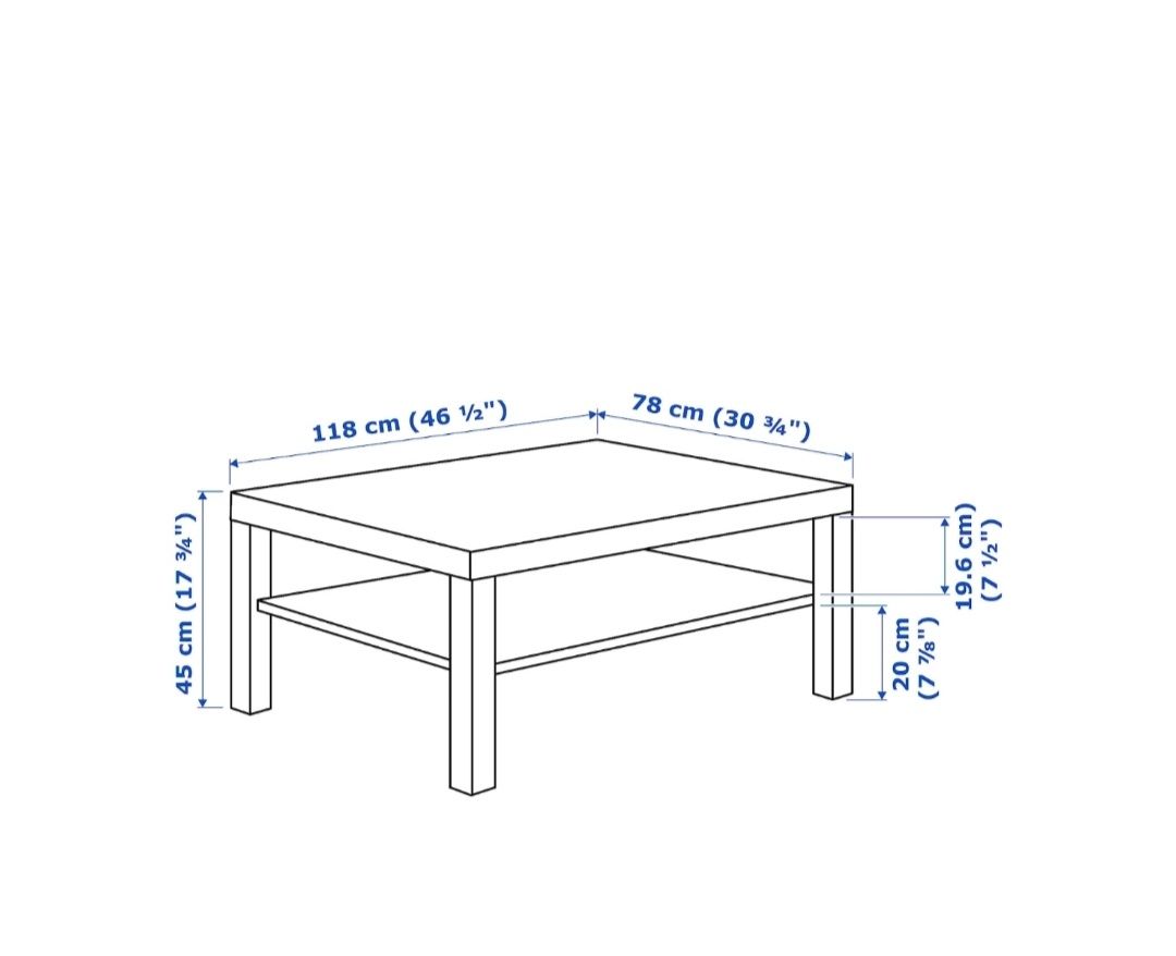 Stolik kawowy Ikea lack