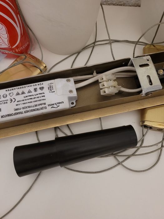 Lampa wisząca  złota