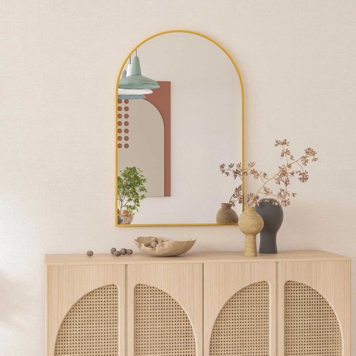 Nowe lustro / lusterko / wiszące / półokrągłe / 50x75cm / A3338!