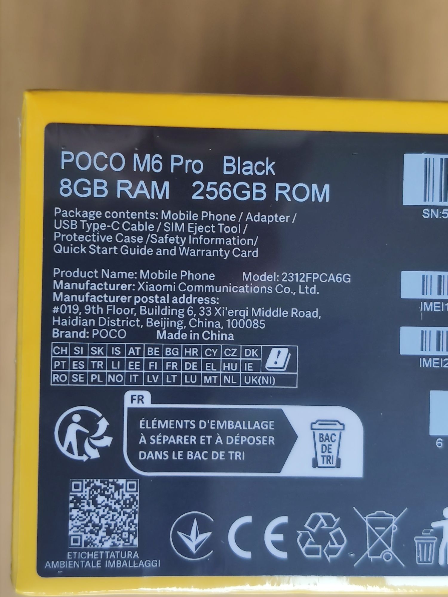 POCO M6 Pro 8/256GB Black NFC