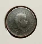 Moeda de 5 reis d Carlos 1892