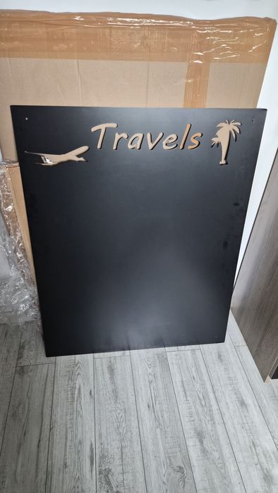 Tablica magnetyczna na magnesy 80 cm x 100 cm Travel