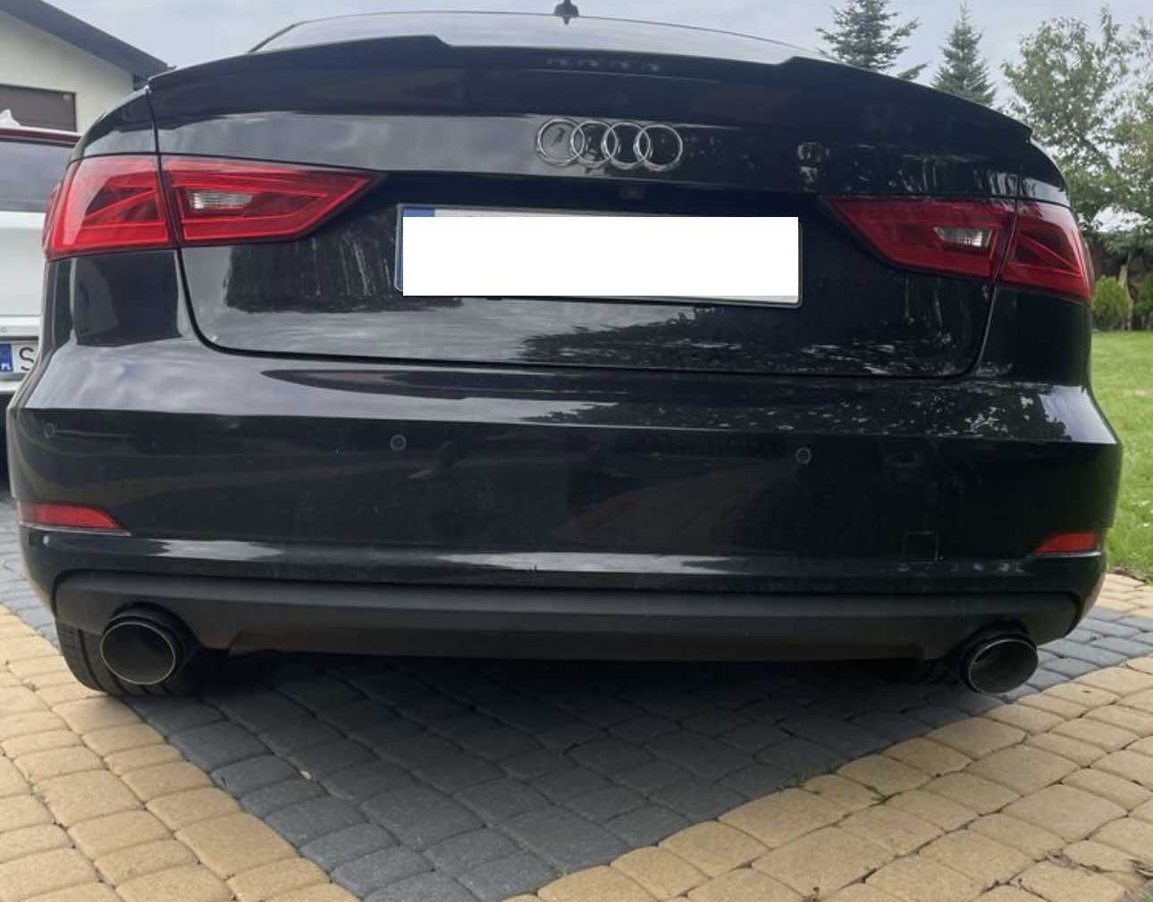 tłumik tłumiki przelot wydech AUDI A3 S3 8V SEDAN