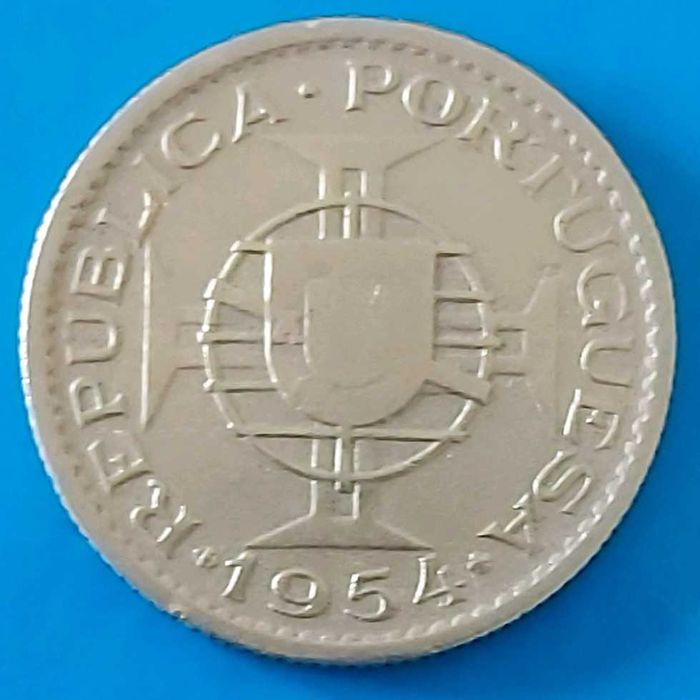 2$50 Centavos de 1954, Republica Portuguesa, Moçambique