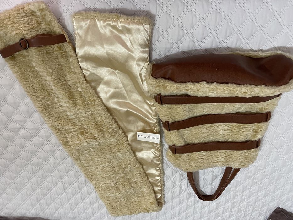 Mala em Pele  de ovelha