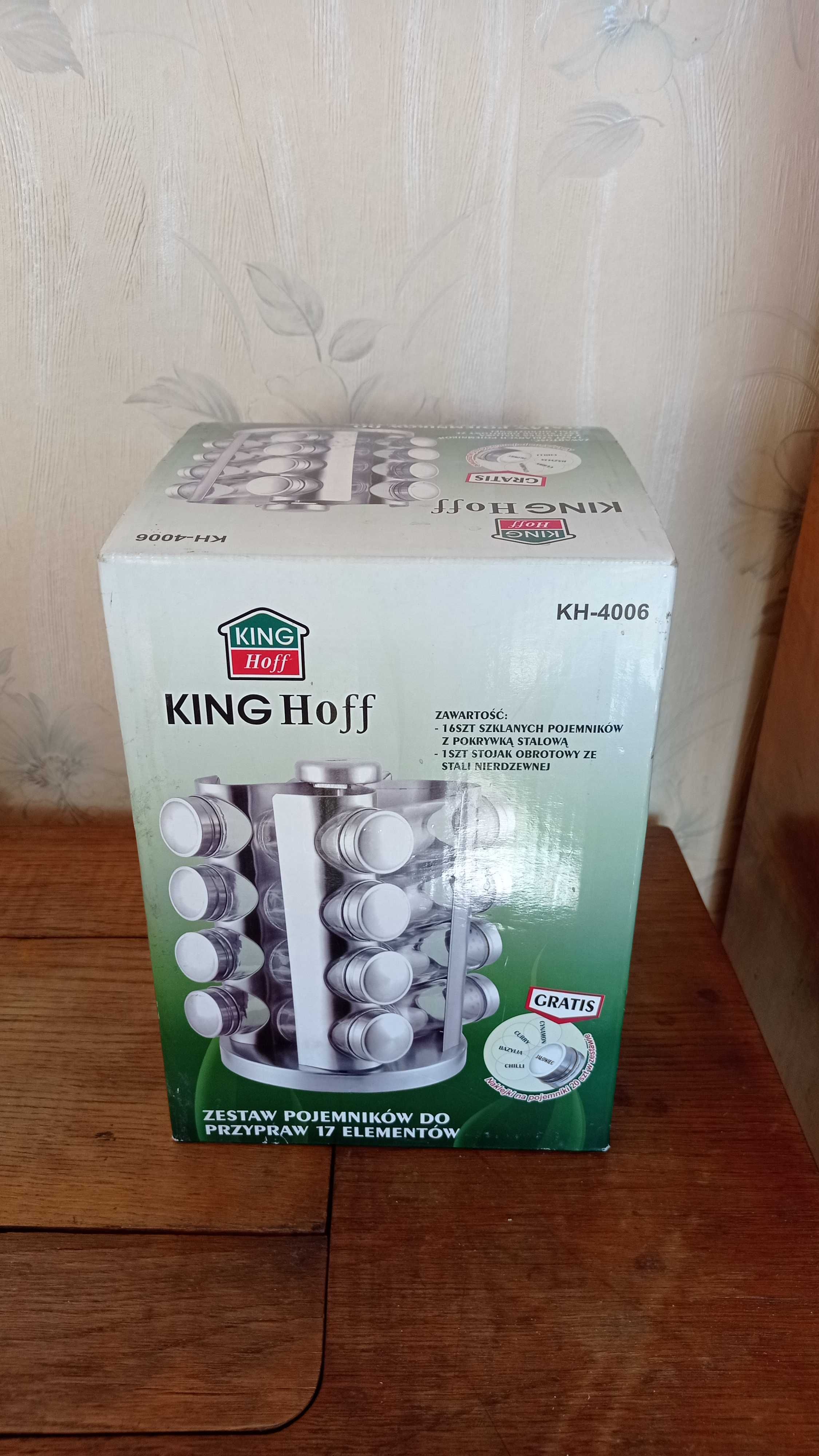 Zestaw Pojemników Na Przyprawy 17 Ele. Kinghoff [Kh-4006]