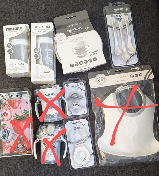 Бутылочка, соска, миска, шризунець, нагрудник Тwistshake