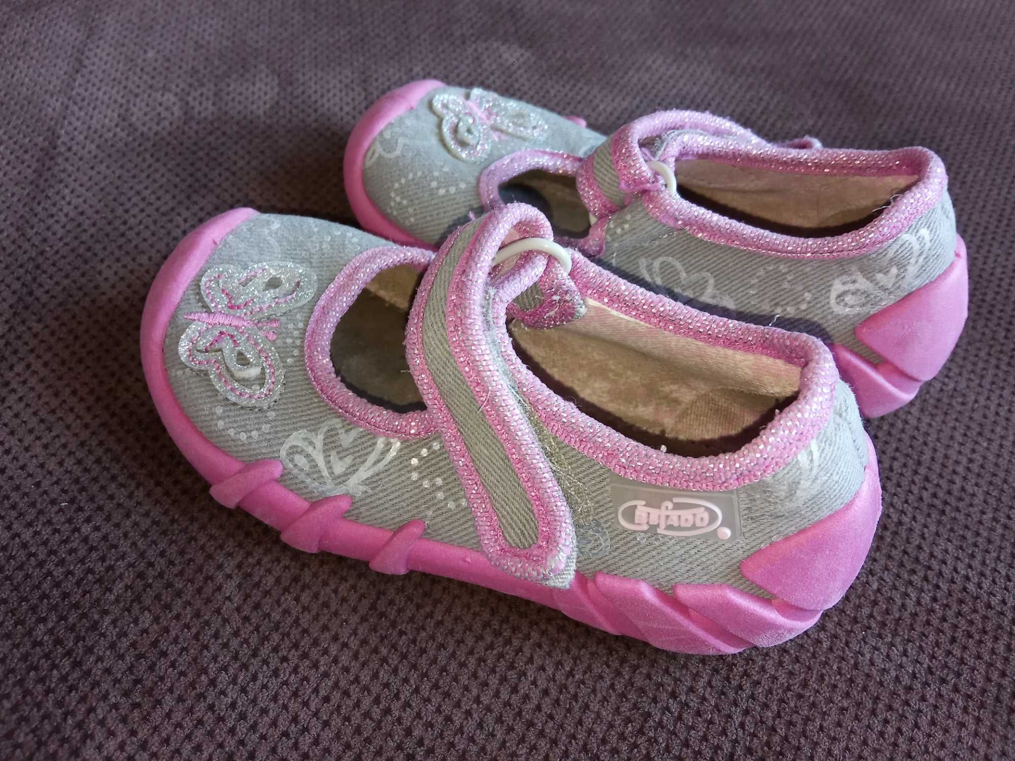 Buty dziewczęce, kapcie Befado, r. 21