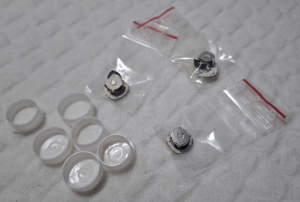 Świecące krążki led, 1x2,2cm, ze spinera, 3szt. Dla Dziecka, Kreatywne