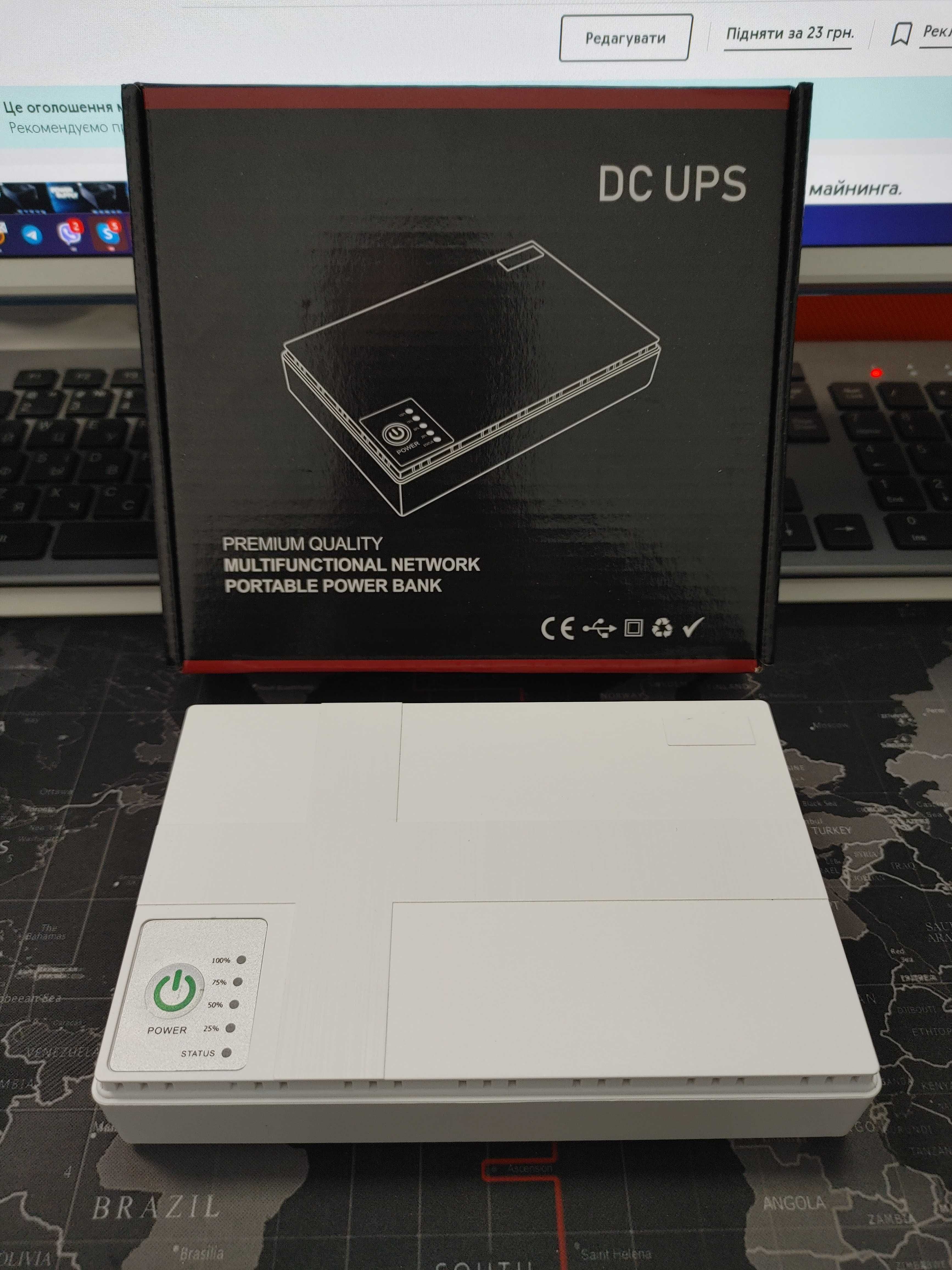 ДБЖ для роутера DC1018P на 10400 mAh/ UPS/ безперебійник для Wi-FI