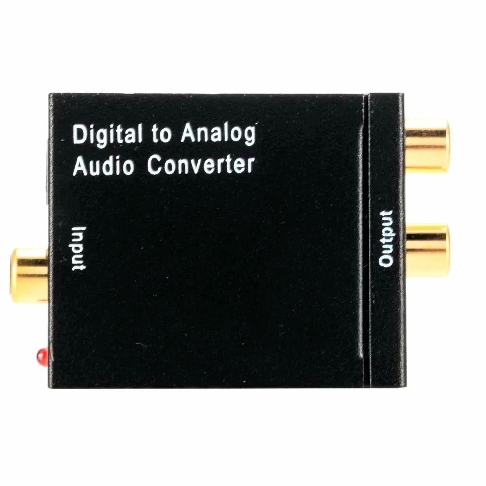 Конвертер цифровой оптический ЦАП в аналоговые L / R аудио (тюльпаны)