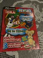 Reksio 3 gry edukacyjne ortografia matematyka od 3 lat + książeczka