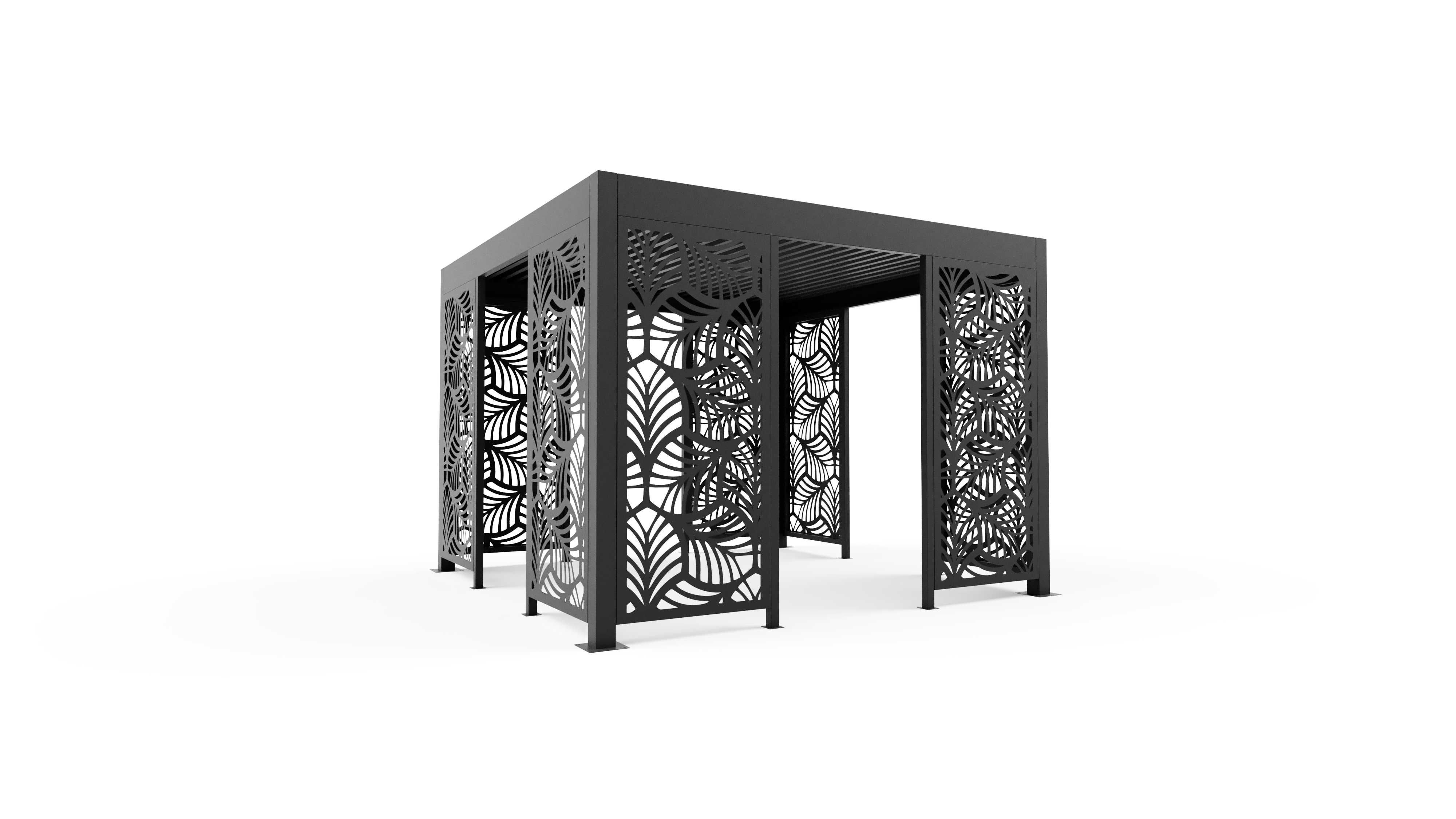 Pergola Tarasowa ogrodowa, taras metalowy stalowy,  taras nowoczesny