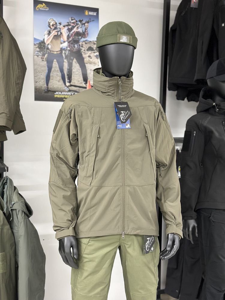 Вітровка Helikon-Tex Trooper StormStresh Softshell MK2 олива койот