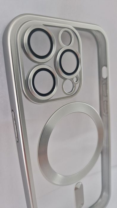 Metallic Magsafe Case do Iphone 14 Pro Srebrny