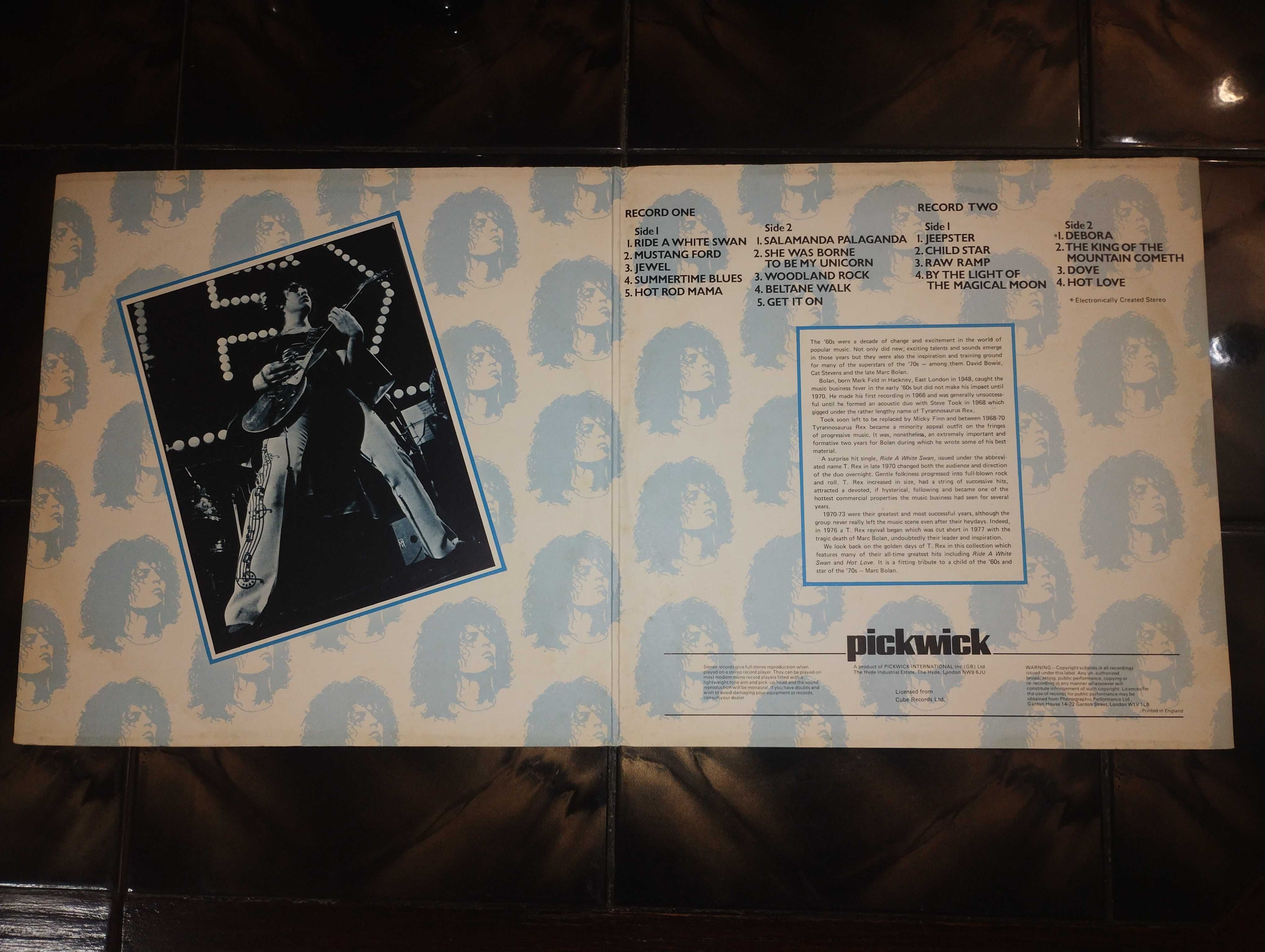 Marc Bolan T.Rex 2 record set  LP album