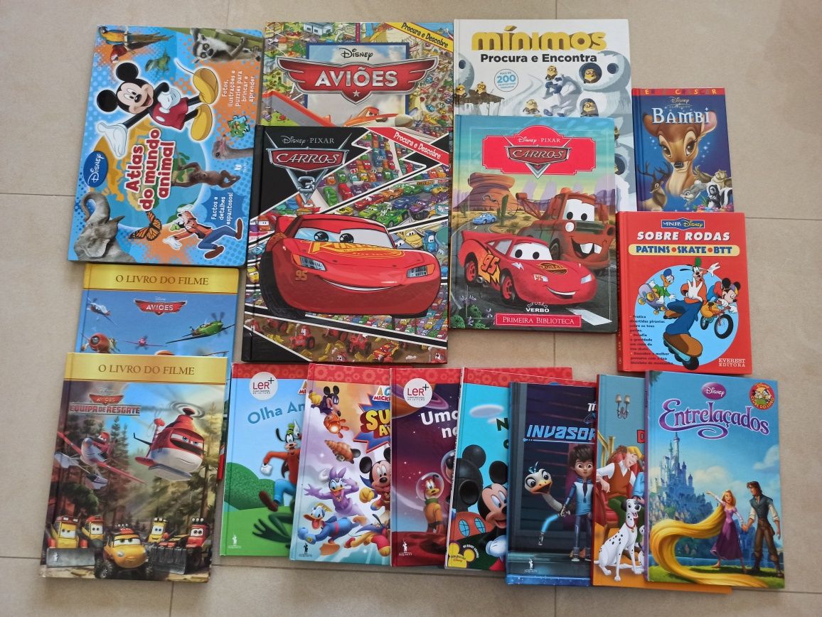 Conjunto livros Infantis Disney