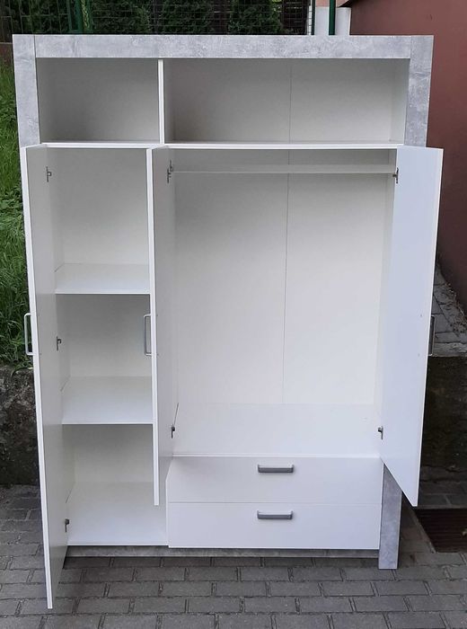 szafa timo 3d2s biel/beton