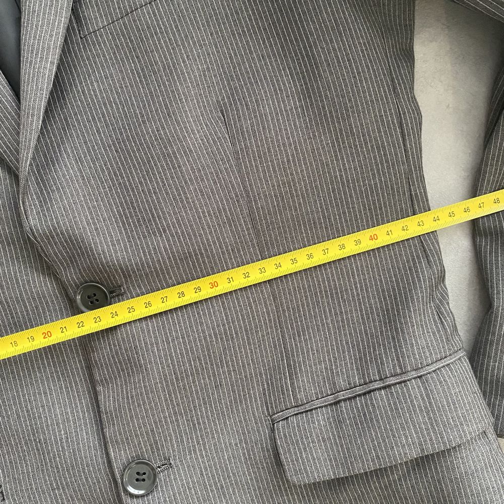 Marynarka męska szara w drobne paseczki H&M, rozmiar S