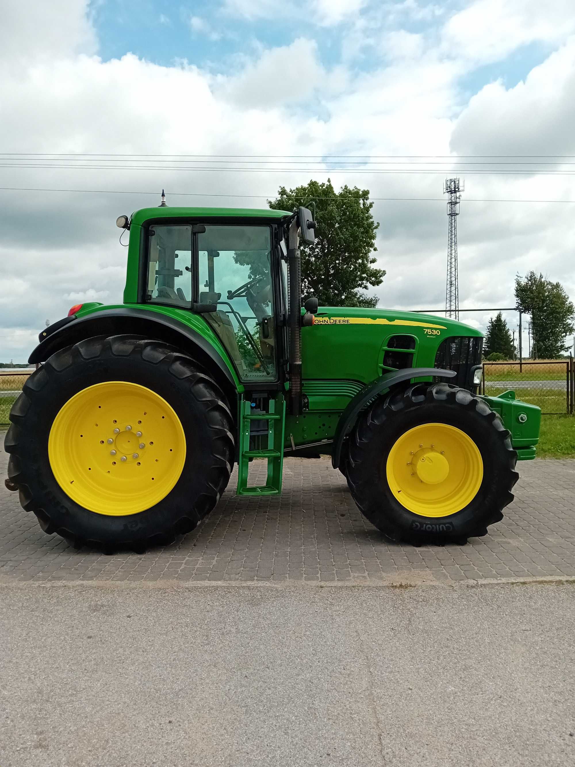 John Deere 7530 Premium manualna skrzynia biegów Tls pneumatyka