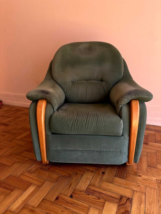 Sofá Poltrona vitoriano