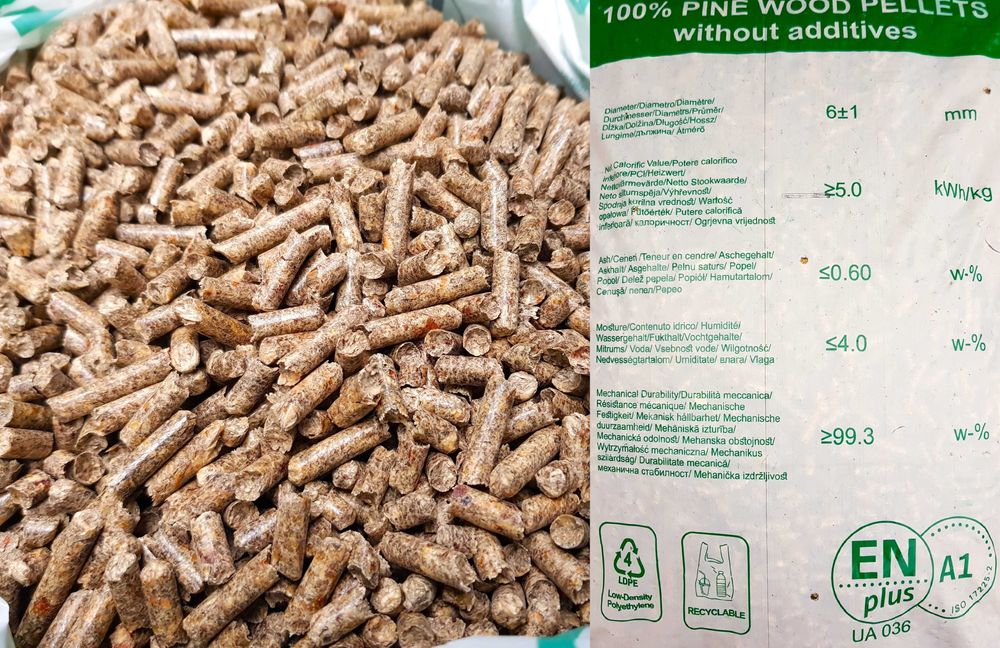 Pellet Rodos A1 Śląsk pelet drzewny z dostawą Zabrze certyfikat