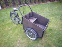 Riksza rowerowa cargo bike rower transportowy dla dzieci