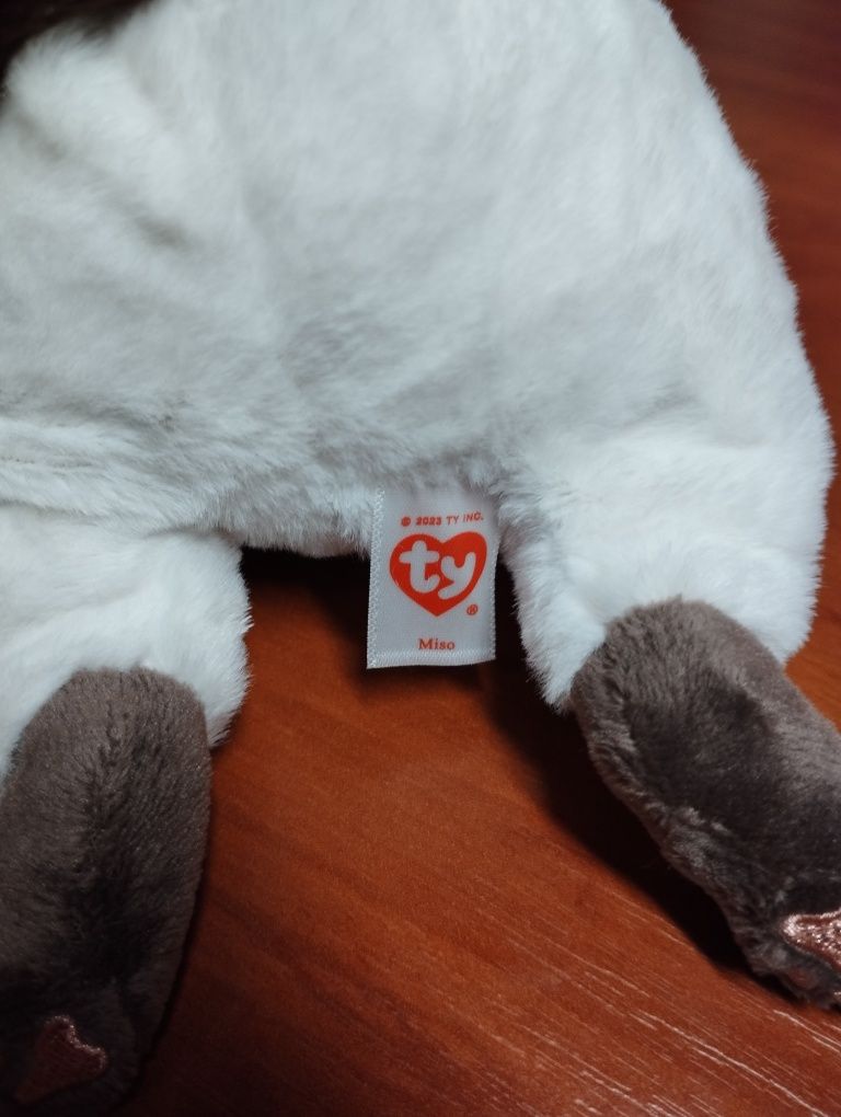 М'яка іграшка Ty Beanie bellies Сіамська кішка Miso 22 см.