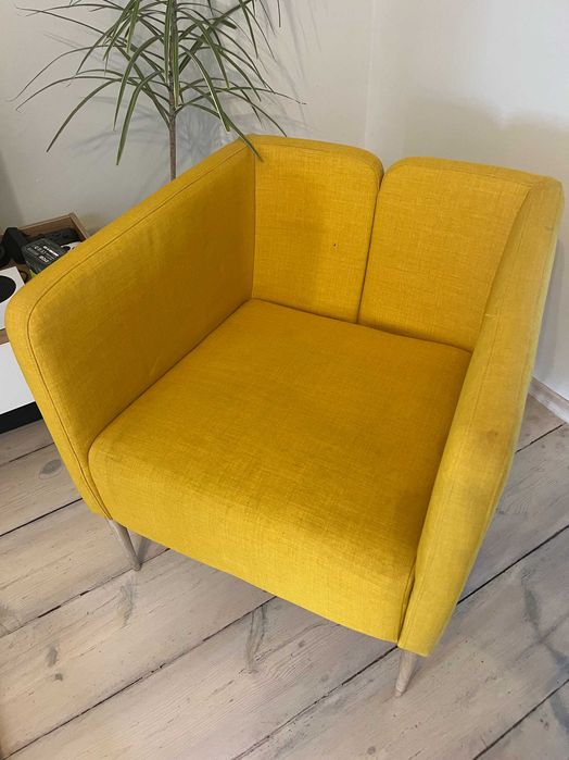 Fotel IKEA Skiftebo Zółty