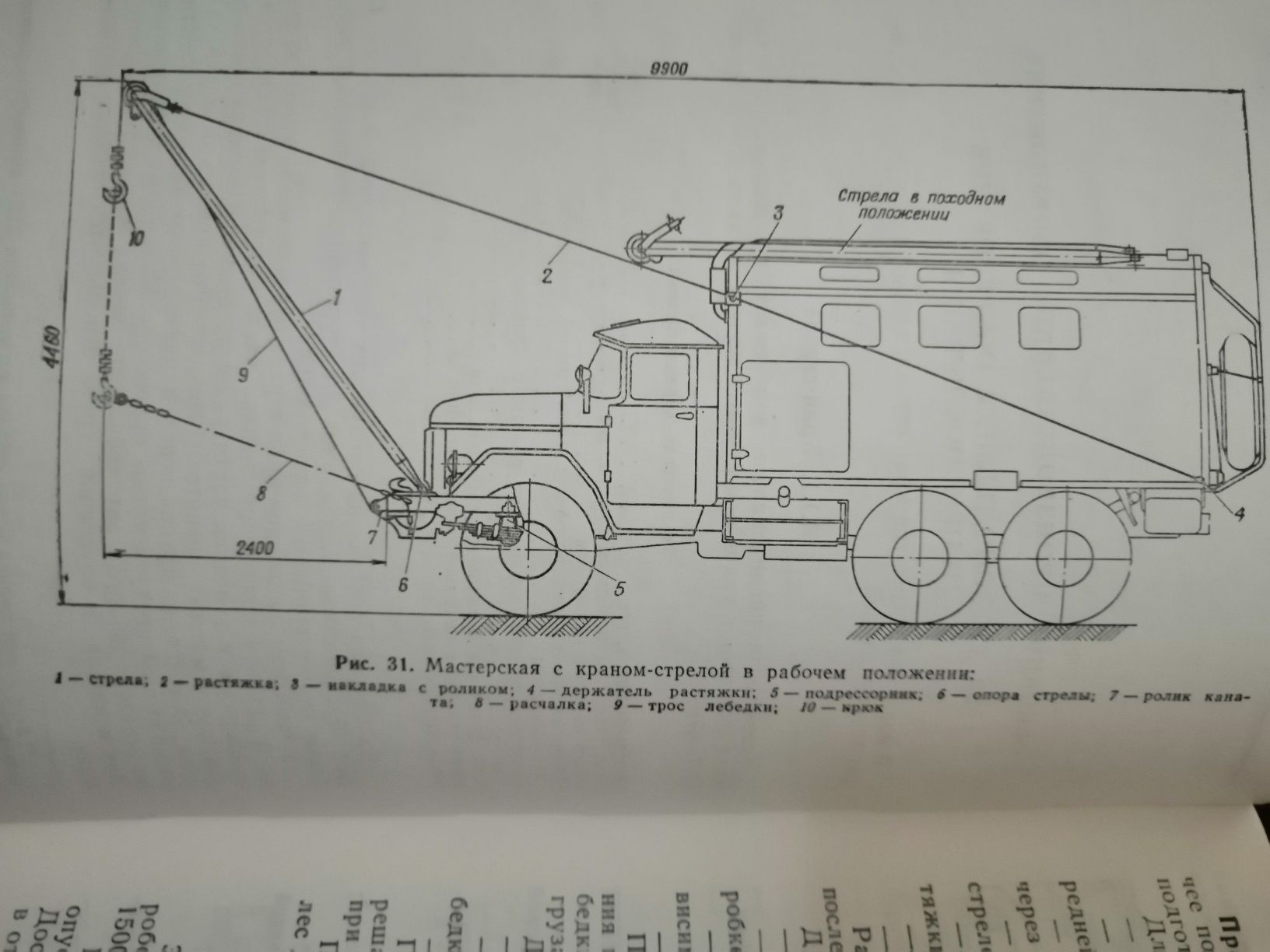 Кунг МРС-АТ Зил-131 мастерская с генератором 15кВт и краном 1,5 т/3,7