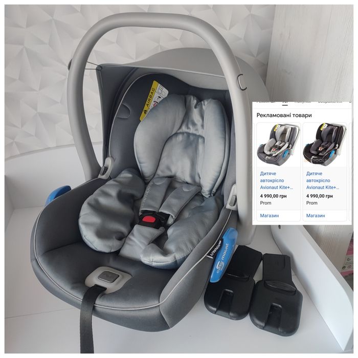 Ціна на фото! Автокрісло Автолюлька Maxi Cosi, Cybex, Anex 0-13 кг
