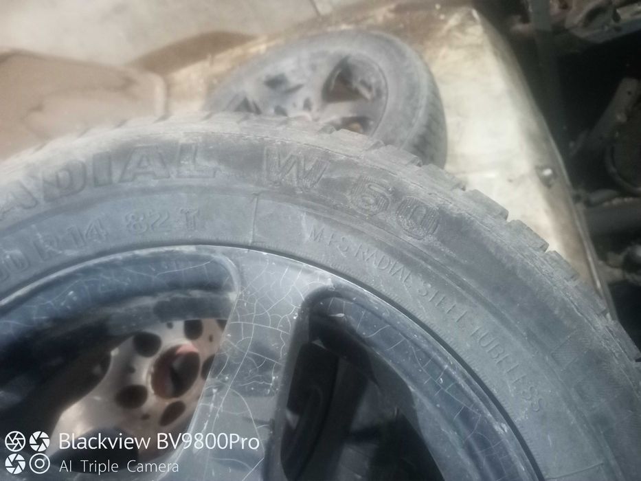 Диски R14 5х100, зим.шини WINTER RADIAL W60, 185/60 R14, Skoda Fabia