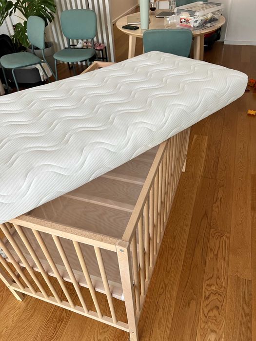 Berço IKEA Sniglar com colchão 60x120 cm