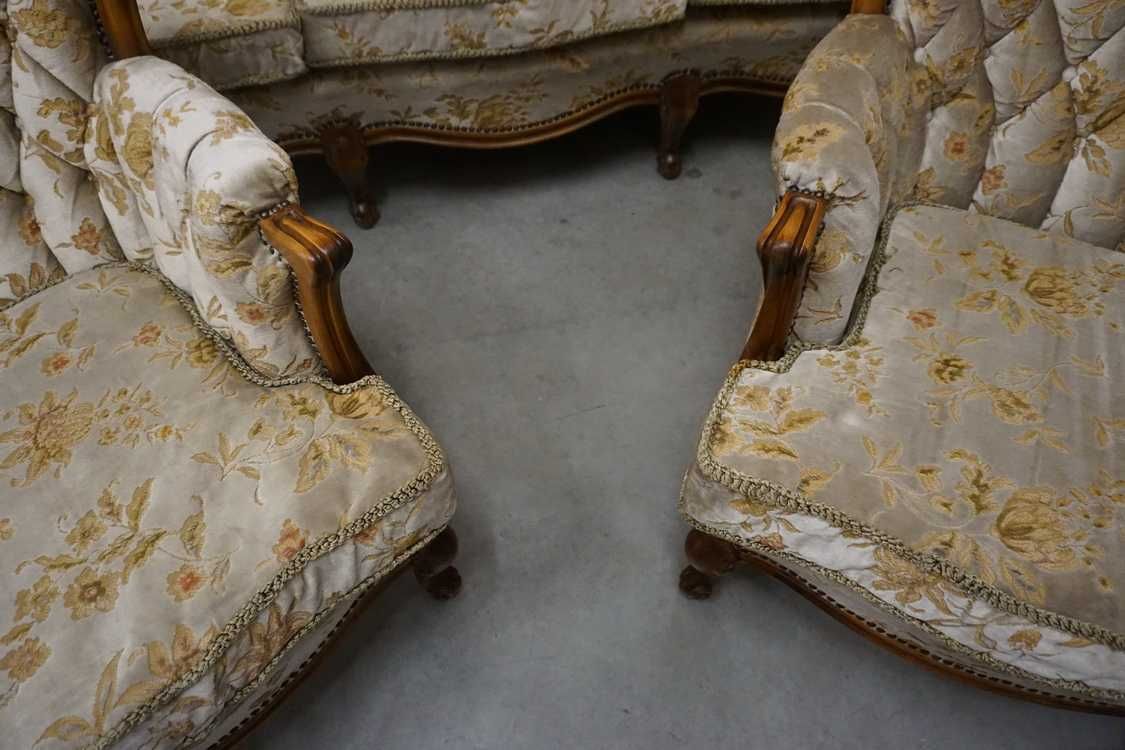 Zestaw Wypoczynek 3+1+1 Chippendale Warrings Ludwik Filip w-1004 -10%