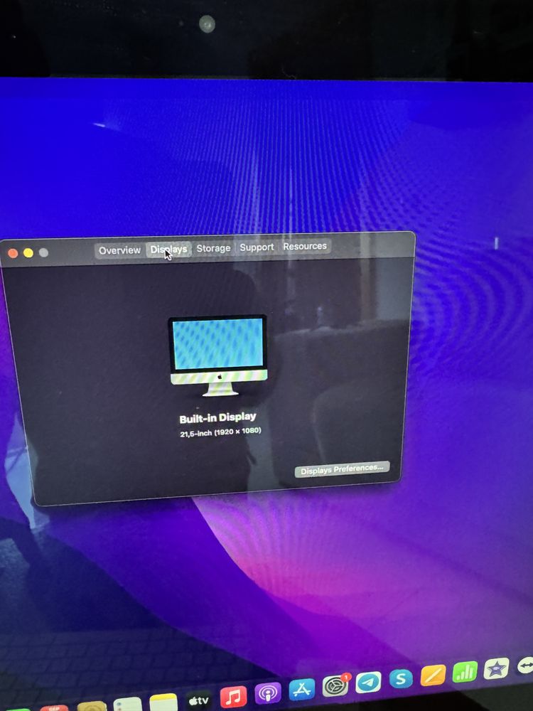 Apple iMac 21.5”, final de 2015, 8Gb, 1TB