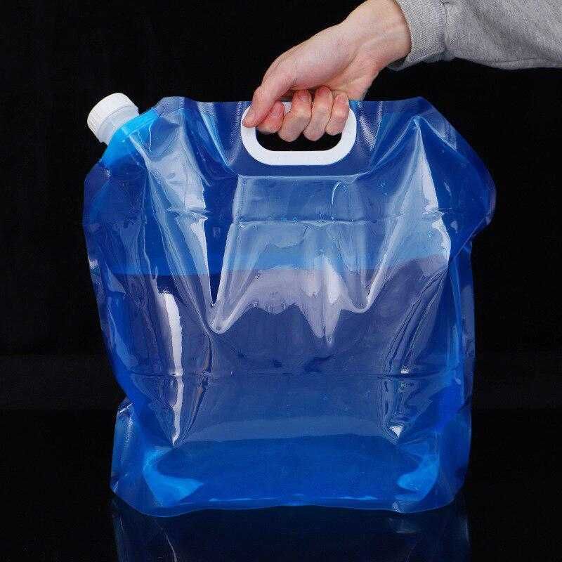 Пакет, мягкая канистра складная походная для воды 4 литра