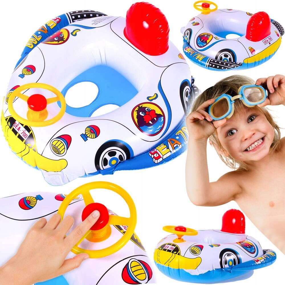 Ponton do Pływania Motoryzacyjna Zabawa Dla Dzieci