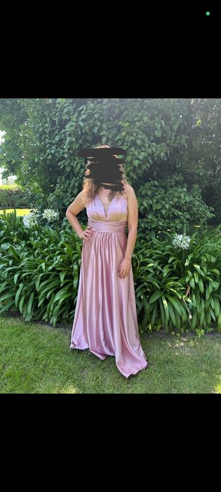 Vestido de cerimónia rosa velho da Swag Store