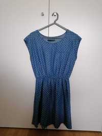 Vestido Denin Polka Dots