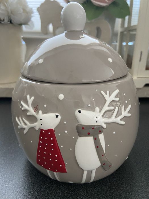 Home and You pojemnik Deer in love renifery