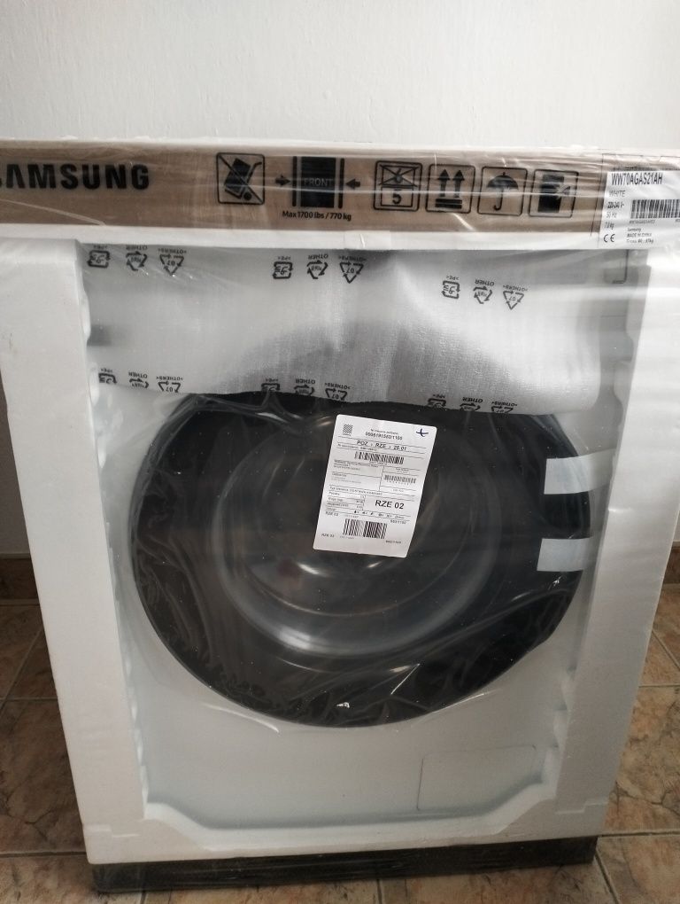 Nowa pralka Samsung Ecobubble WW70AGA21AH