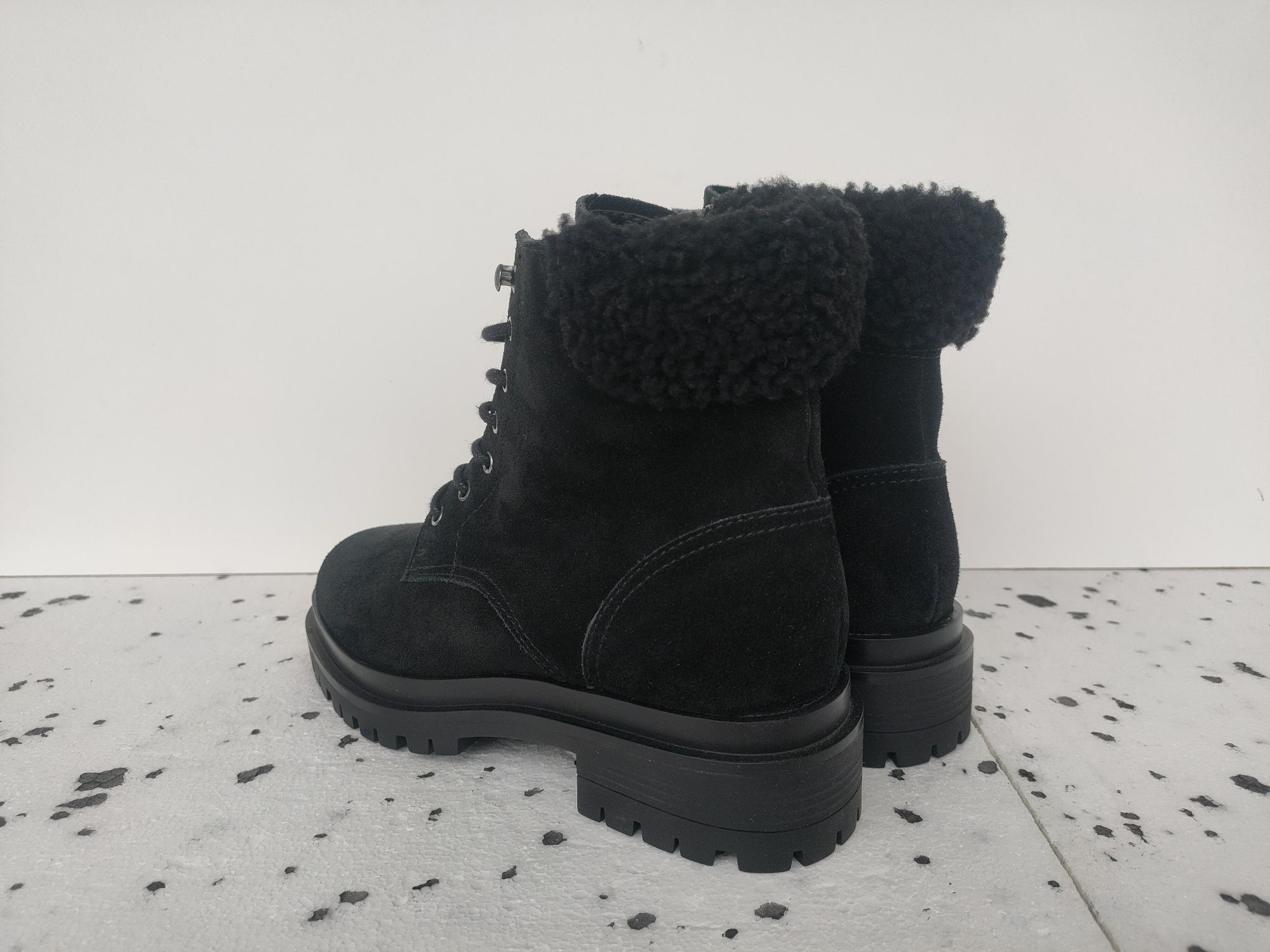 Buty Ralph Lauren trapery skórzane ocieplane r. 35,5 22,5cm