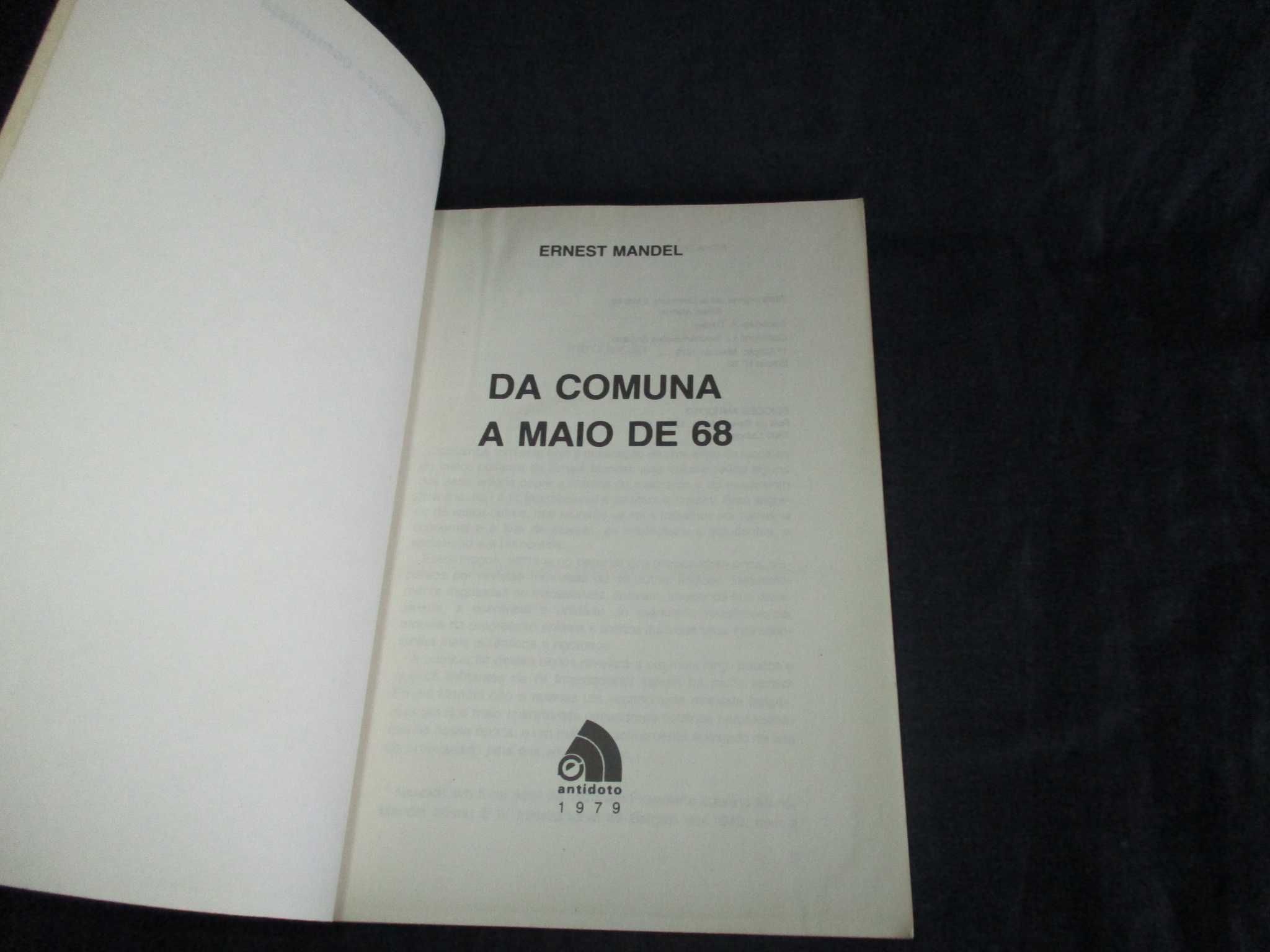 Livro Da Comuna a Maio de 68 Ernest Mandel