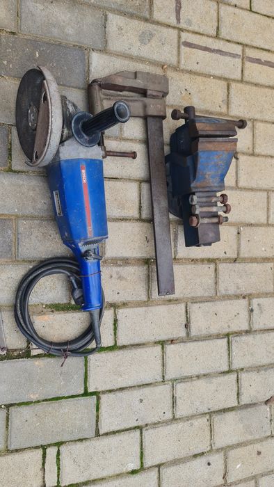 Retificadora+ torno + grampo rápido