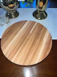 Deska obrotowa 30 cm z drewna bukowego impregnowana