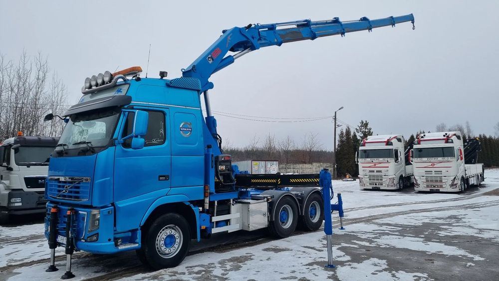 Volvo FH 600 6X4 HIAB 377  Ciągnik .przednie podpory