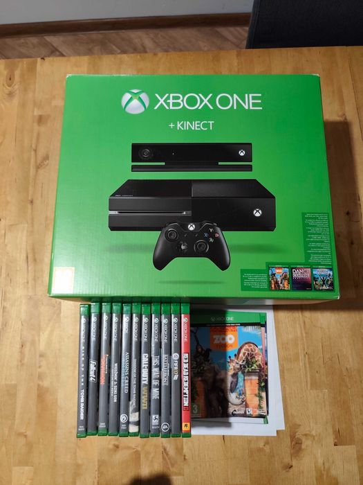 XBOX ONE 500 + Kinect + 11 gier