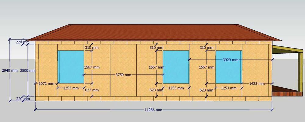 СІП-100 - домокомплект на 100 кв.м. (з-х кімнатний будинок)