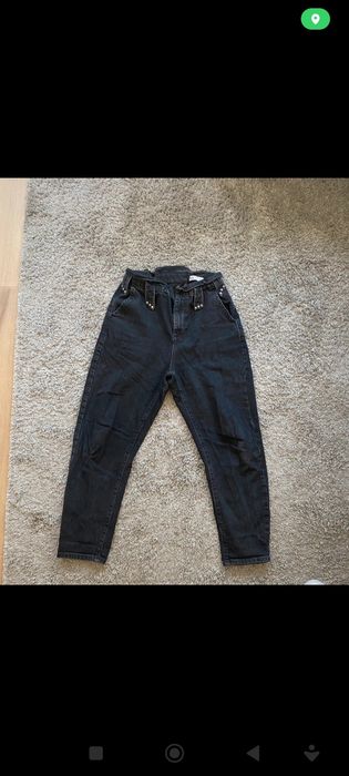 Calça preta Stradivarius